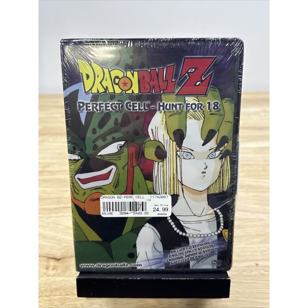 Dragon Ball Z: Perfect Cell - Hunt For 18 DVD (Uncut and Edited) * NEW SEALED *